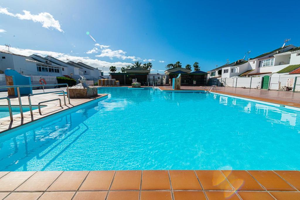 Deluxe Duplex Bungalow Private Parking Maspalomas  Bagian luar foto