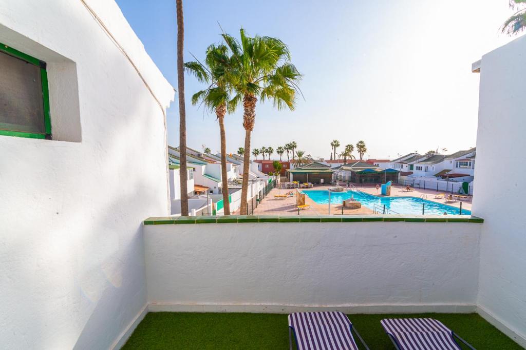 Deluxe Duplex Bungalow Private Parking Maspalomas  Bagian luar foto