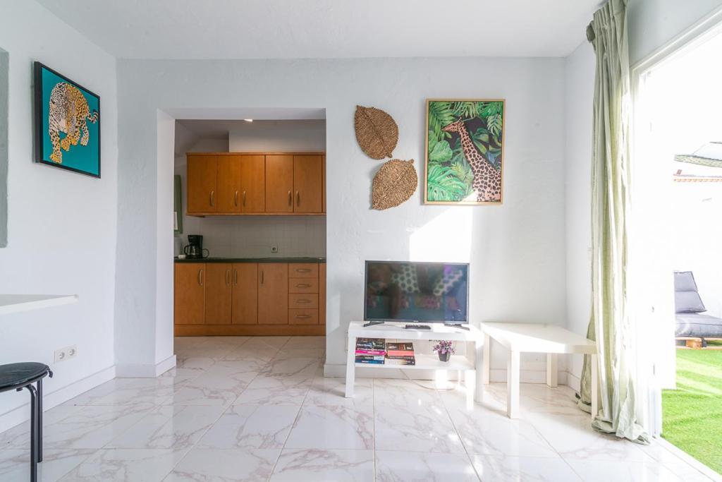 Deluxe Duplex Bungalow Private Parking Maspalomas  Bagian luar foto