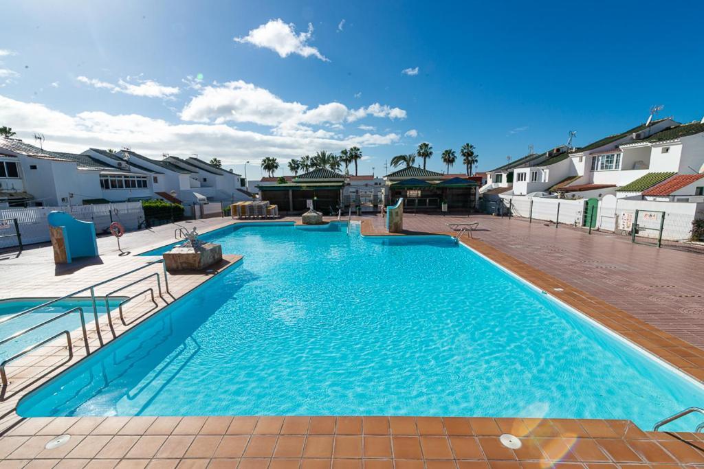 Deluxe Duplex Bungalow Private Parking Maspalomas  Bagian luar foto